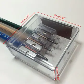 

Multifunctional 4 Holes Charcoal Pencil Sharpener Long Core Lead Drawing Art Manual Sketching Drawing Supplies G6DD