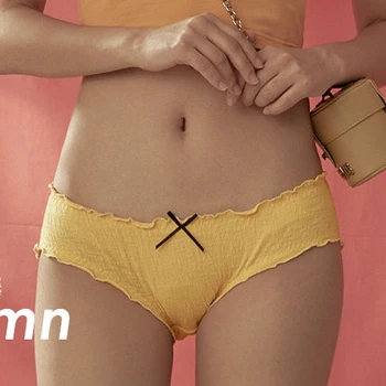 

3 pcs Fashion sexy women Underpants solid antibacterial cotton crotch underwear breathable low-waist Panties junior girl briefs
