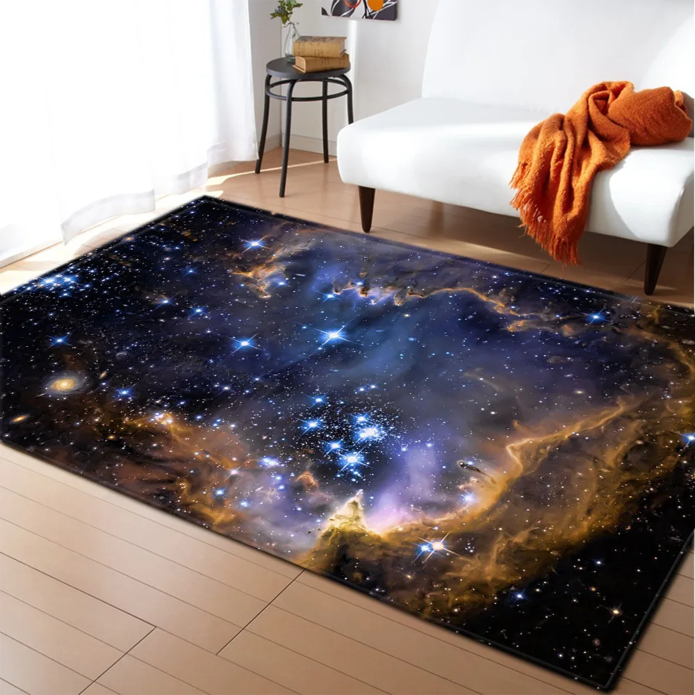 New Starry sky 3D printed carpet Cartoon Children Bedroom Playing Large Carpets Kids Room Crawl Floor Rug Home Hallway Doormat New Starry sky 3D printed carpet Cartoon Children Bedroom Playing Large Carpets Kids Room Crawl Floor Rug Home Hallway Doormat