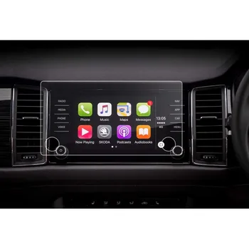 

LFOTPP For Kodiaq Bolero Amundsen/Columbus 2018 Car Multimedia Radio Display Screen Protector Auto Interior Protective Sticker