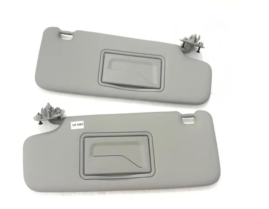 Overhead Console Interior Sunvisor With Mirror Front Visor Assembly For