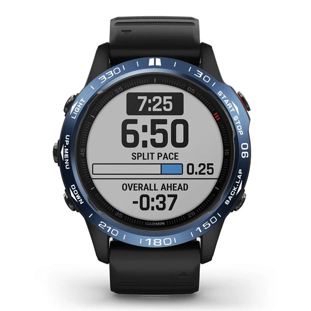 Металлическое кольцо для Garmin Fenix 6/Fenix 6 Pro/Fenix 6 сапфировое кольцо для циферблата Стильный чехол кольцо с защитой от царапин