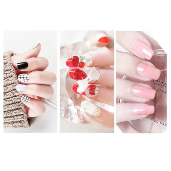 

Finger Adhesive Tab Double side Glue Sticker Transparent Flexible Fake Nail Tip