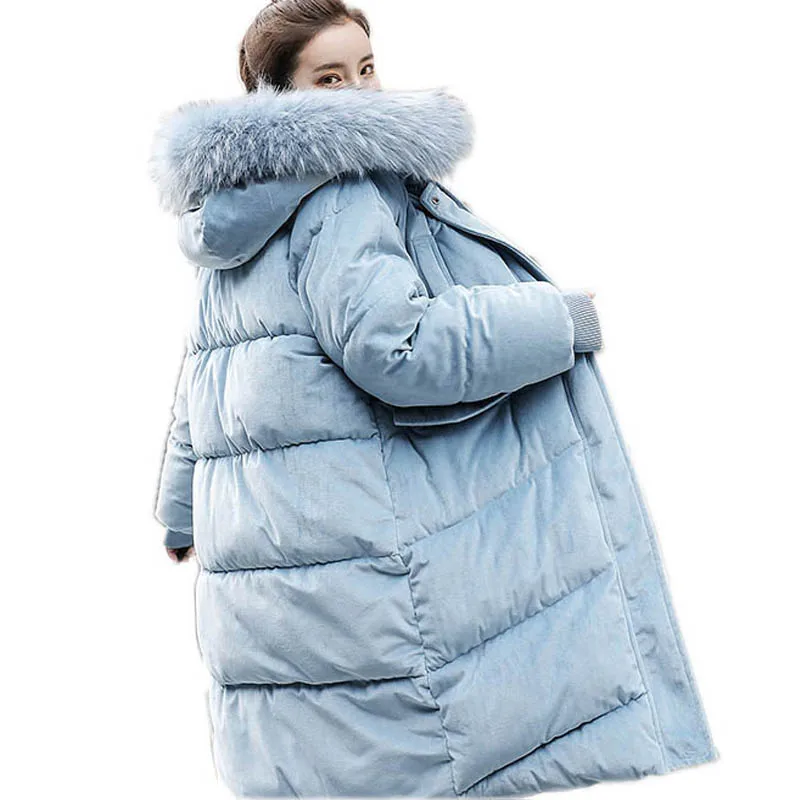 

Winter Jacket women Thick Women Winter Warm Down Jacket Long Cotton Womens Winter Hooded Feminina Jacket Coat