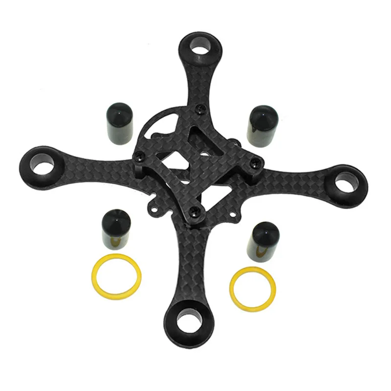 

Hollow Cup Machine Bracket Mini Carbon Fiber Interior through Machine Brush Mini Four-axis Aircraft 100mm Wheelbase