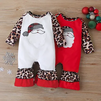 

2020 Christmas Baby Rompers Spring Newborn Baby Clothes For Girls Boys Long Sleeve Jumpsuit Baby Clothing boy Kids Outfits