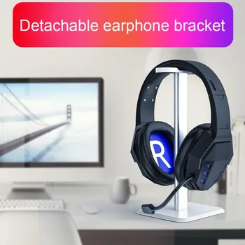 

Aluminum Alloy Headphones Holder Stand Detachable Stable Desktop Bracket U4O6