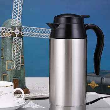 

Electric Kettle Stainless Steel 12V /24V 800ml In-Car Travel Trip Coffee Tea Heated Mug Motor Hot Water Boiling for Car Truck