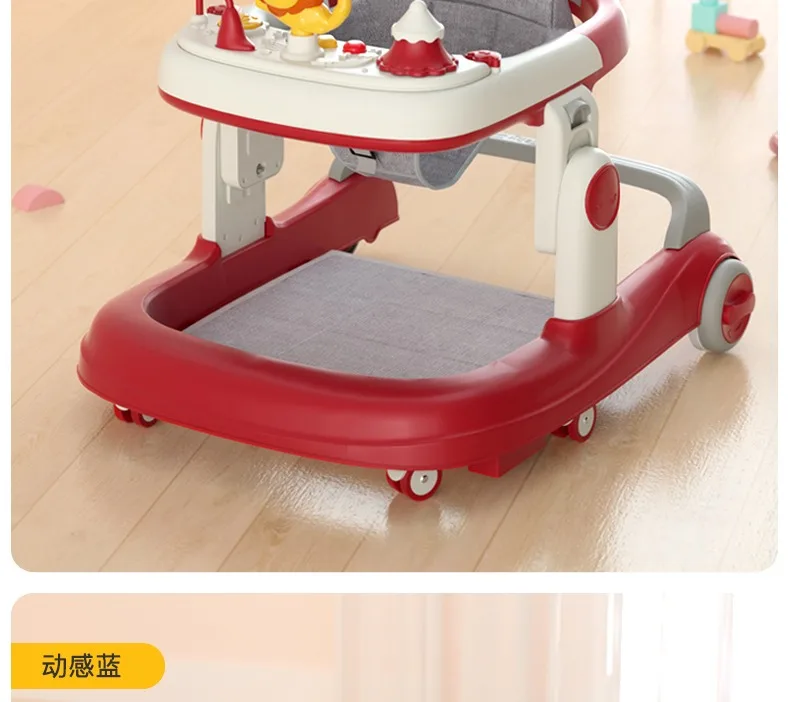 2 In 1 Round Activity Walker With 3 Adjustable Height And Musical Toy Bar 50 2 In 1 Round Activity Walker With 3 Adjustable Height And Musical Toy Bar