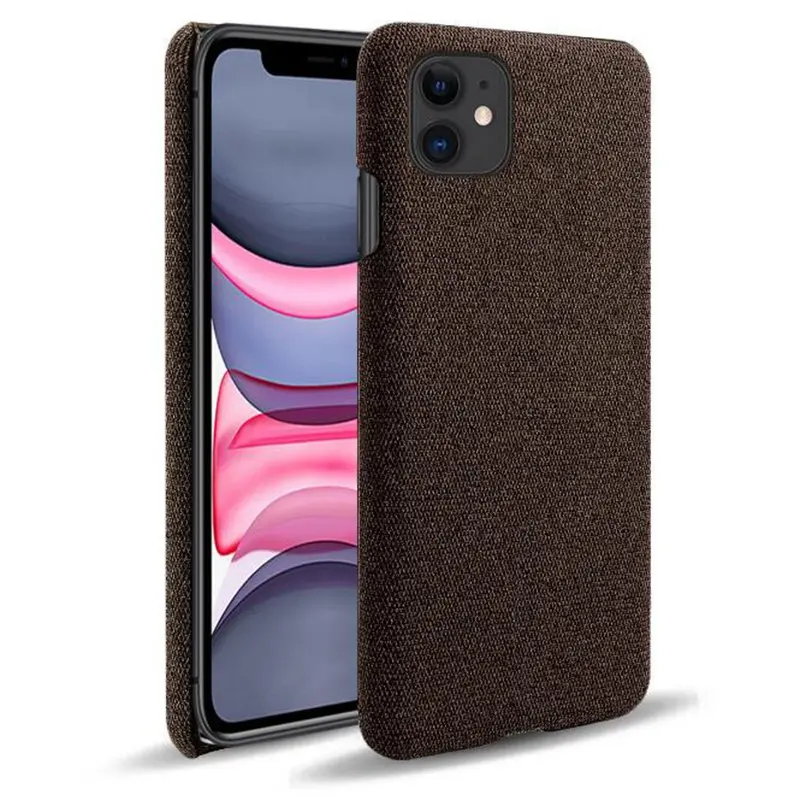 

Business Retro Case For iphone 11 pro max Cover For iphone 11 XS MAX XR X 10 Cloth Skin Cases For iphone 8 7 plus 6s 6 s plus 11