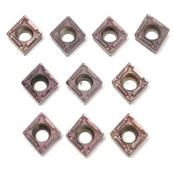 

10Pcs CCMT060204 UE6020 Carbide inserts Cutting Tool CNC Tools Lathe tools Lathe Cutter Blades Internal Turning Tools