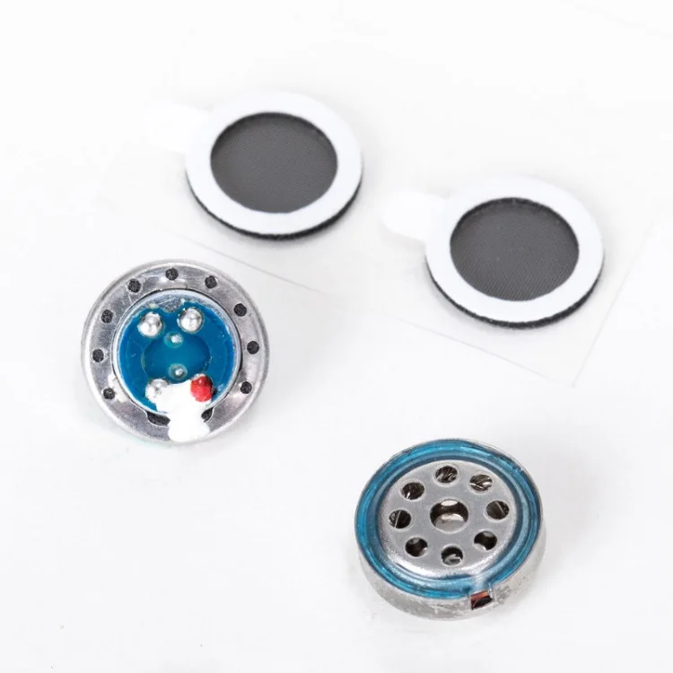 Hifi 10mm Earphone Speaker Unit 48ohm Headset Driver for IE6 IE7 IE8 IE80 Titanium Film Headphone Repair Parts With tuning paper