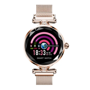 

H1 Women Smart Watch Fashion Wearable Device Bluetooth Pedometer Heart Rate Monitor for Android / IOS Waterproof Smart Bracelet