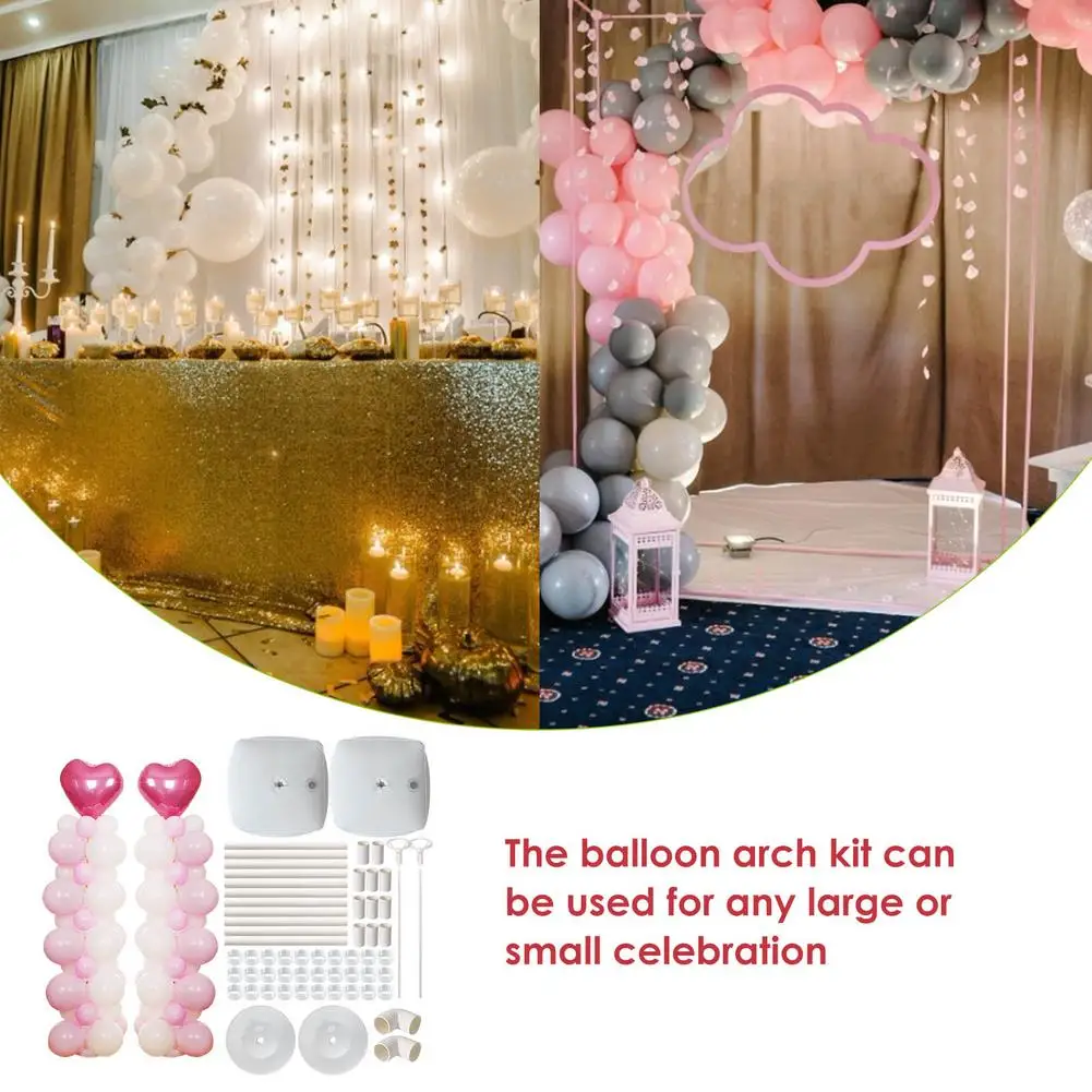 CLISPEED 2pièces Eau Carré Pour Ballons Base Remplissable Pour Arche Et