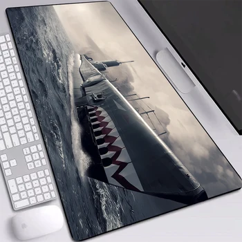 

Big Ship Picture Mouse Pads HD Wallpaper Printed Mice Mat with Locking Edge Thermal Transfer Rubber Desk Pad Large for Games