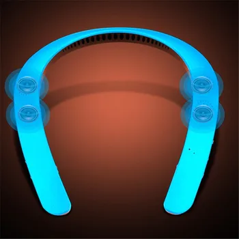 

Portable Bluetooth Neck Speaker Bass Surround System Active Column Micro Audio WaterProof Wearable External Speaker Music Center