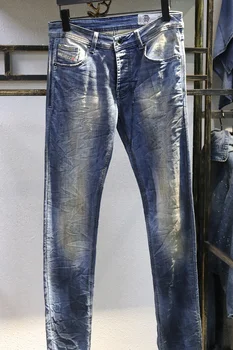 

Men high quality new diesel Designer Brand Jeans Stretch Slim Fit Pants For Men male denim jeans Designer Trousers D13