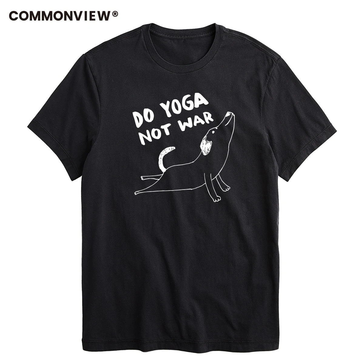 100% cotton short sleeve men t shirts DO YOGA NOT WAR printed funny men Tshirt casual o-neck loose summer T shirt for men tops