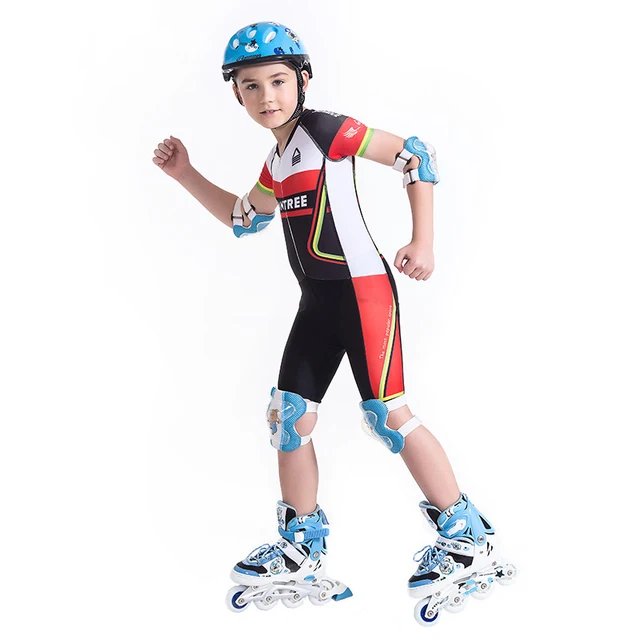 US $24.53 Custom Children Cartoon Roller Skating Clothing Cycling Suit Riding Clothing Kids Bike Clothing Set
