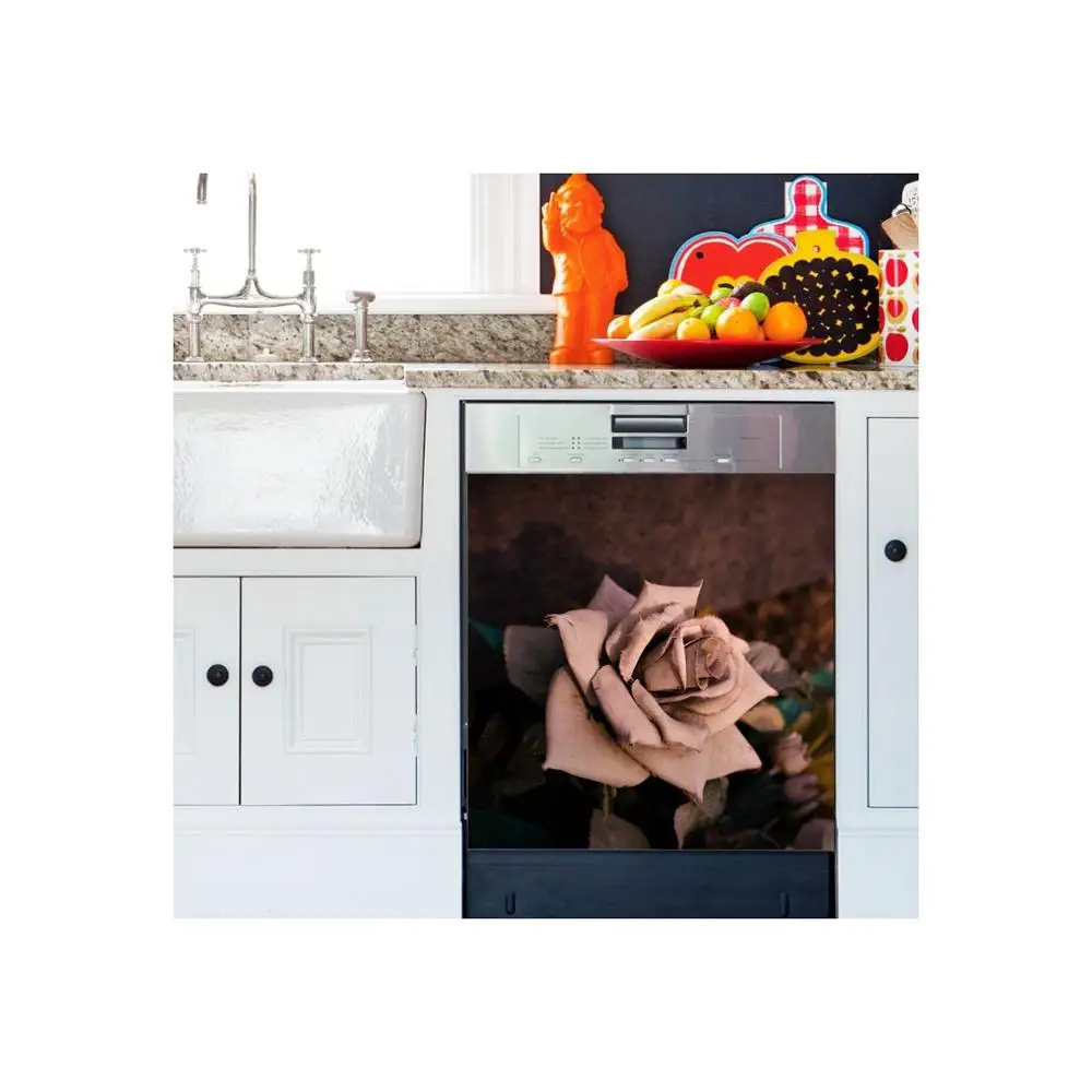 Оптовая продажа самоклеящаяся наклейка на холодильник и 3D Art Rose | Дом сад