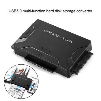 

USB 3.0 to SATA IDE Converter Hard Disk Adapter High Speed Portable For Laptop NC99