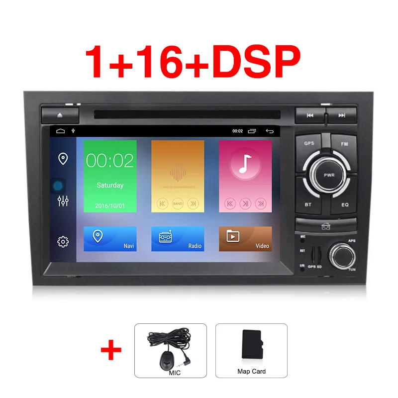 MEKEDE 2 Din Android 9 автомобильный мультимедийный плеер для Audi A4 B6 B7 S4 B7 B6 RS4 B7 SEAT Exeo dvd плеер радио wifi BT CARPLAY PC - Цвет: 16G