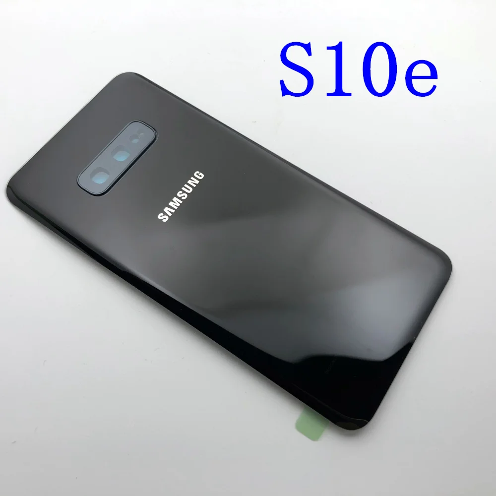 Задняя крышка батарейного отсека для Samsung Galaxy S10e G970 G970F SM запасные части и рамка