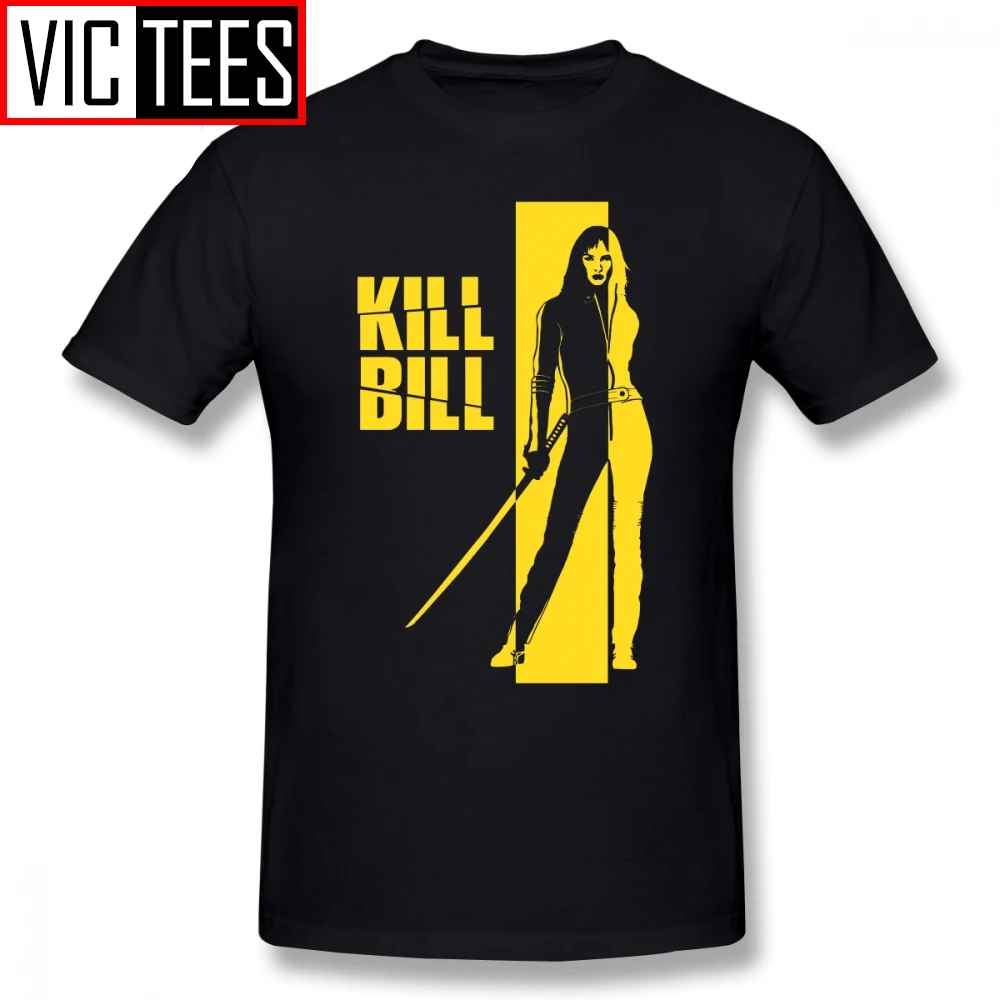 Мужские футболки Kill Bill футболка мужская летняя забавная 100% хлопковая Футболка с