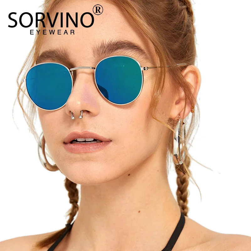 SORVINO ретро дизайн маленькие овальные поляризационные солнцезащитные очки 2020