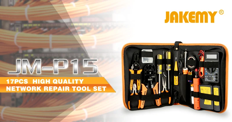 RJ45 LAN тестер сетевой набор инструментов для ремонта RJ11 RJ12 кабель трекер