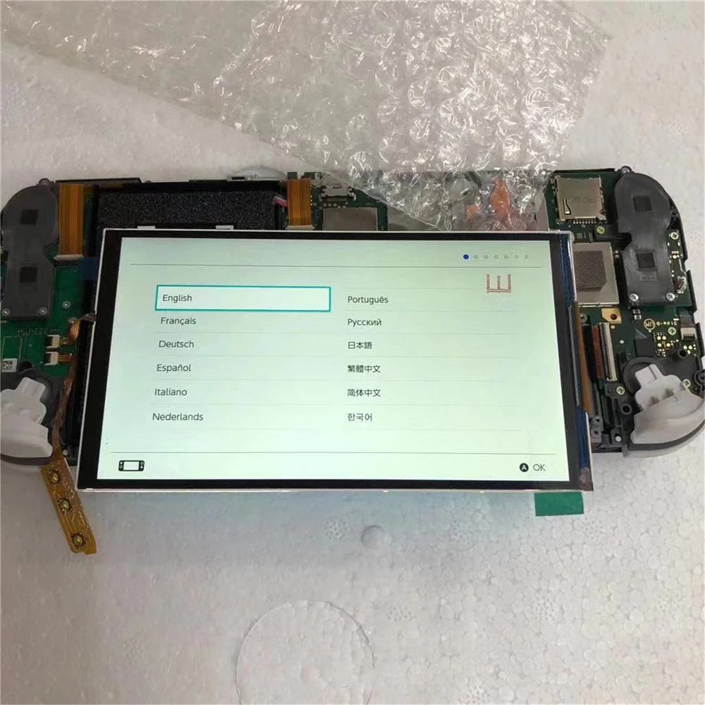Запасной ЖК экран с дигитайзером для консоли Nintendo Switch Lite NS запчасти
