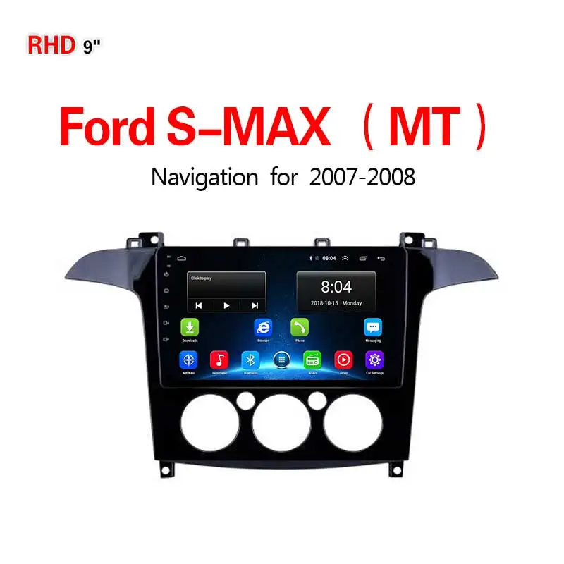4G1G16G Lionet gps-навигатор для автомобиля Ford S-MAX(MT) 2007-2008 9 дюймов RF1016X - Размер экрана, дюймов: 4G1G16G