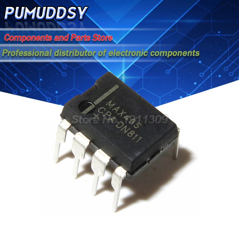 200 шт. MAX485CPA DIP-8 MAX485 Slew-Rate-Limited RS-485/RS-422 transceiверсия IC | Электронные компоненты и