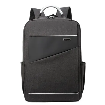 

Usb Backpack Men Laptop 15.6 Large Black Oxford Back Pack Male High College Student Backbag School Bags for Boys Teenagers 2020