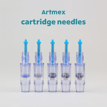 

100pcs Artmex Cartridge needles MTS Therapy System 9/12/24/36/42/nano Needles Microneedle For V8 V6 V3 A3 machine