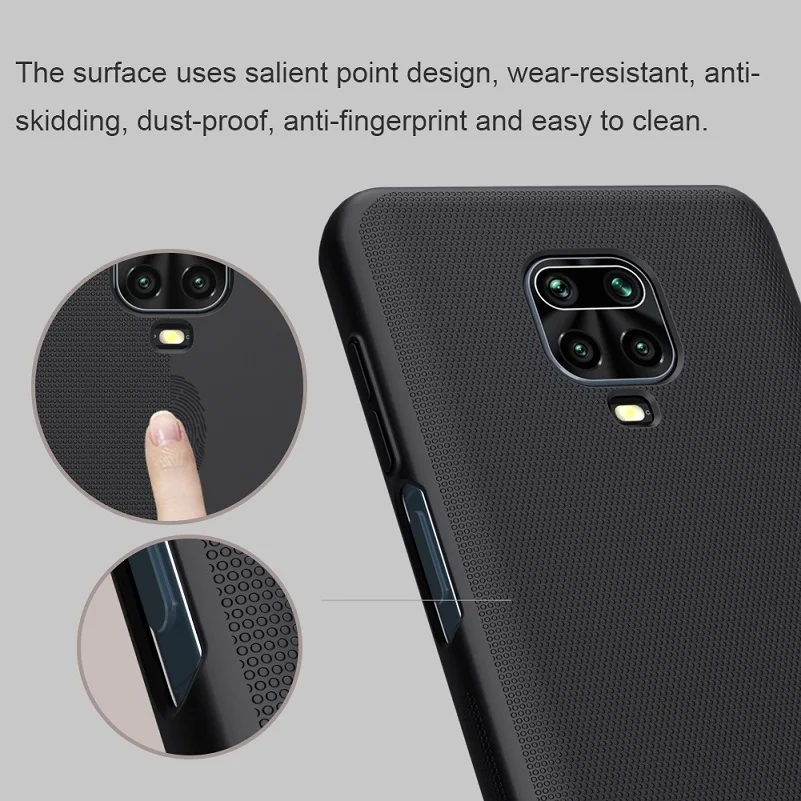 Nillkin Case for Xiaomi Redmi Note 9 Pro Max Case Frosted Shield Hard PC Phone Back Bag Full Cover Case on Redmi Note 9s 6.69'' Nillkin Case for Xiaomi Redmi Note 9 Pro Max Case Frosted Shield Hard PC Phone Back Bag Full Cover Case on Redmi Note 9s 6.69''