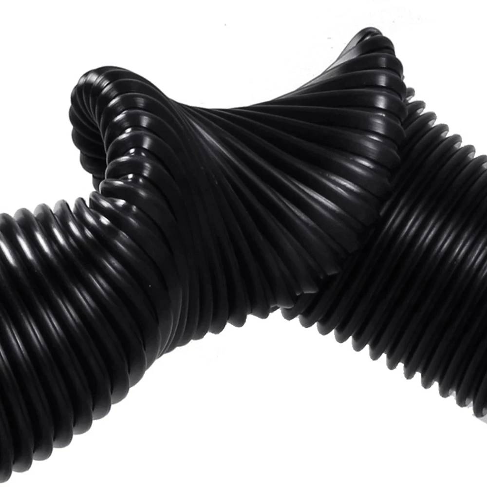 Inner 60mm Outer 70mm Vacuum Cleaner Black Hose Soft Pipe Durable Straws Vacuum Tube General Industrial Vacuum Cleaner Bellows