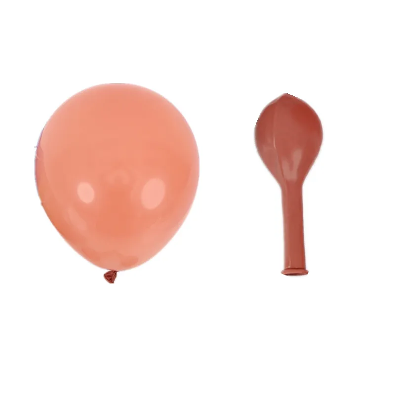 10 шт. 10 дюймов коралловый красный воздушный шар персиковый воздушный шар Чистый латекс свадебный шар вечерние украшения день рождения, детский Душ Поставки