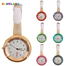 Модные медицинские часы медсестры циферблат с арабскими цифрами аналоговые кварцевые клип на спроектированные унисекс докторские часы вешалка-зажим часы