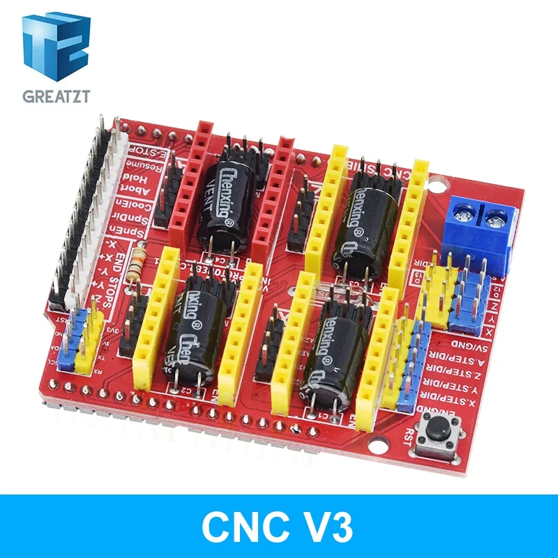 Neue CNC Shield V4 Shield V3 Graviermaschine / 3D-Drucker / A4988 Treibererweiterungsplatine für Arduino Diy Kit – Detail 7