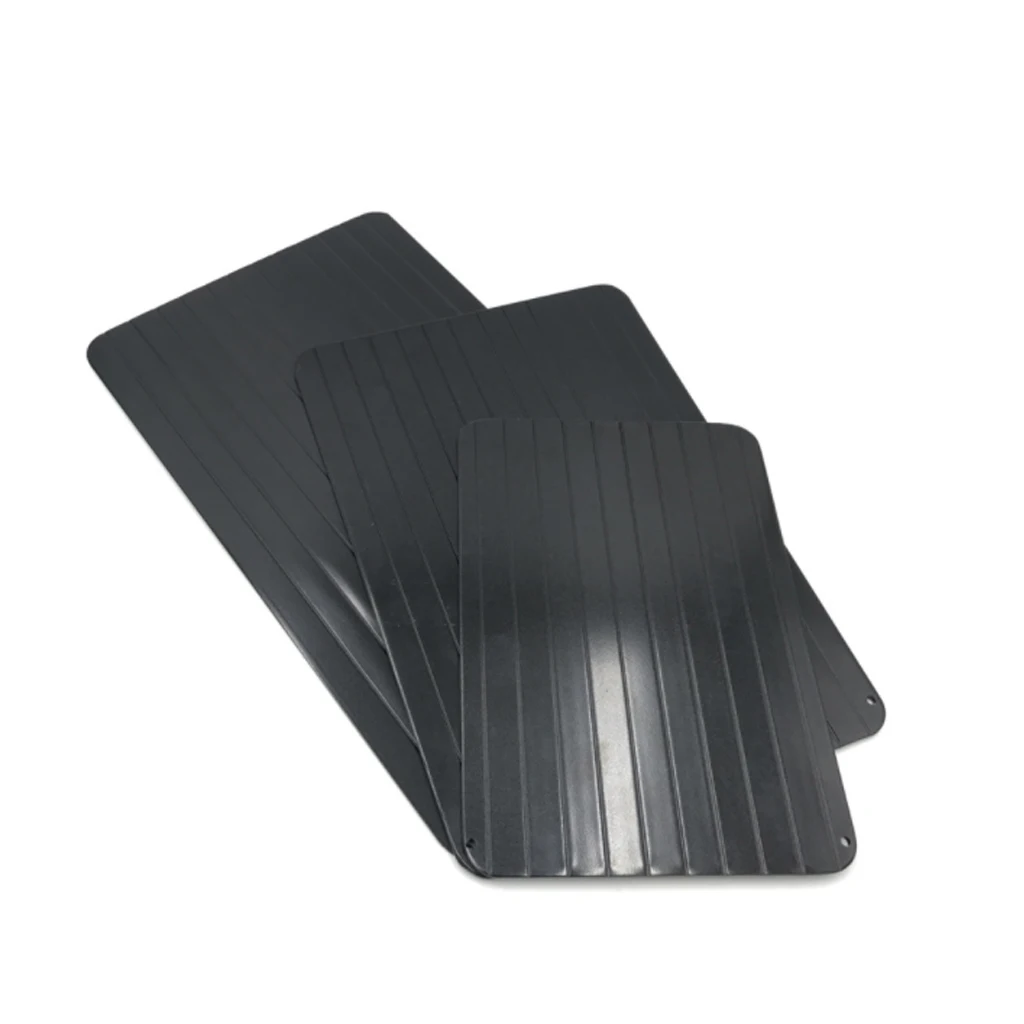 Aluminum Fast Thawing Plate Defrosting Tray Thaw Frozen Food Meat Fruit Quick Defrosting Plate Board Defrost 5