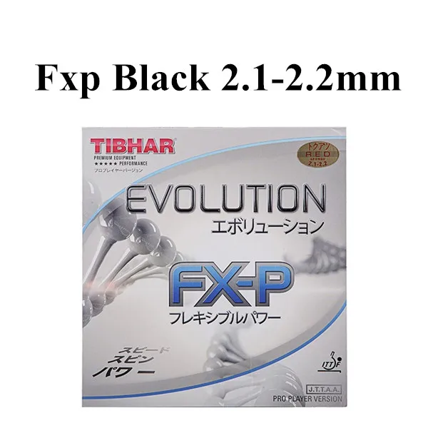 FXP Black 2.1-2.2mm TIBHAR EVOLUTION ELP MXP FXP Настольный теннис(PingPong) резиновая губка для пинг-понга - Цвет: FXP Black 2.1-2.2mm