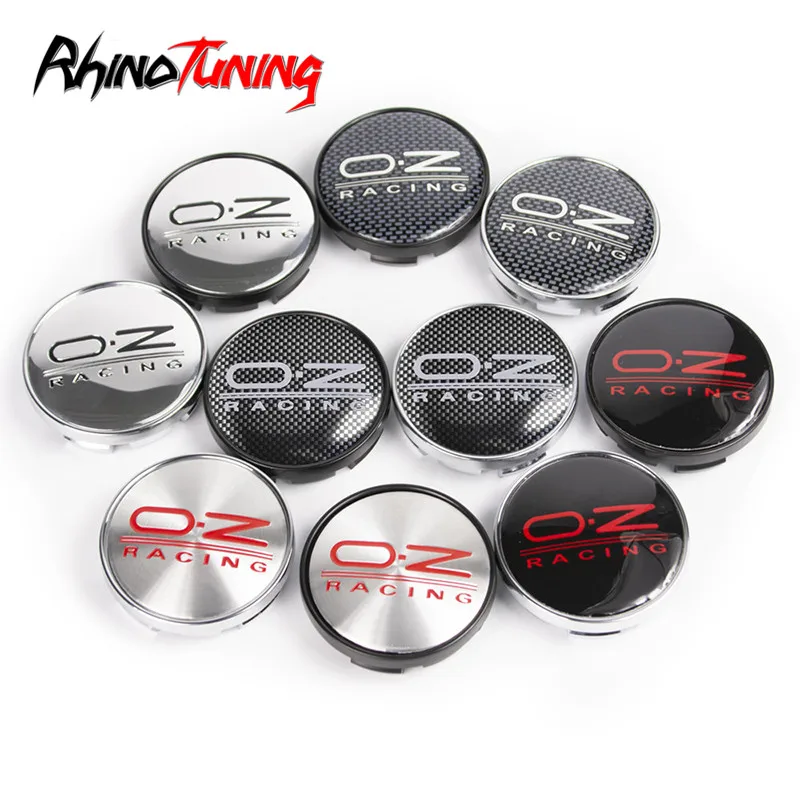 Tapas de rueda de carreras de 60mm y 56mm OZ, bujes de cubierta central para llantas de coche, emblema de embellecedores, para Fabia Yeti Rapid Superb Rial Imola, 1 unidad