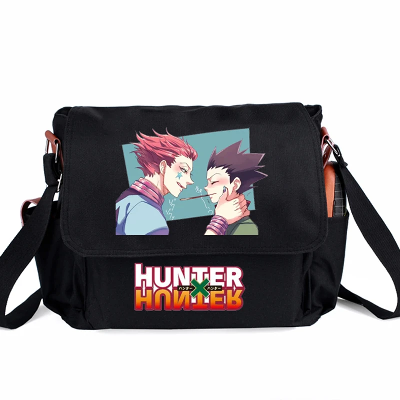 

Anime Hunter x Hunter Casual Handbag Zipper Shoulder Bag Crossbody Book School Student Messenger Bag Cosplay