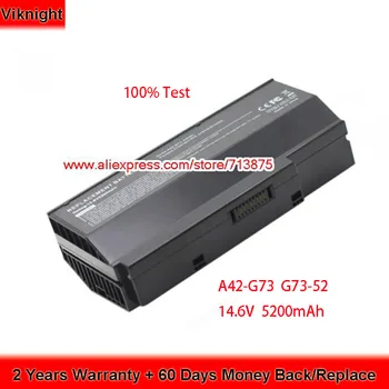 

100% Test 14.6V 5200mAh A42-G73 G73-52 Battery For Asus G73 G73G G73JW G73GW G53SW G73S Series