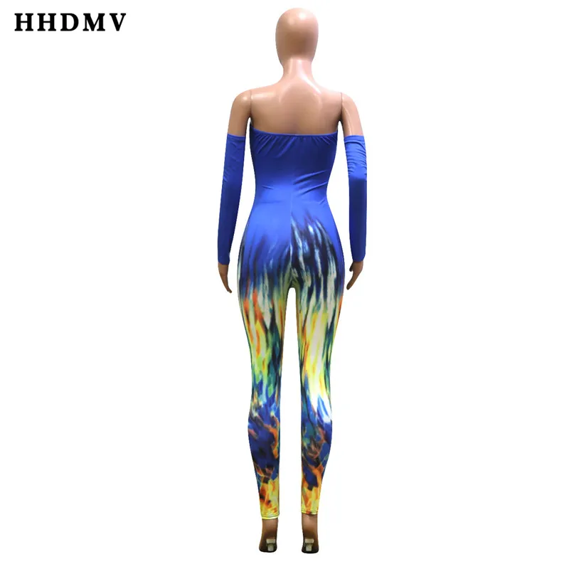 HHDMV NK035 новые модные повседневные праздничные пасторальные стильные комбинезоны с длинным рукавом полые наши печатные Синие сексуальные комбинезоны длинные штаны