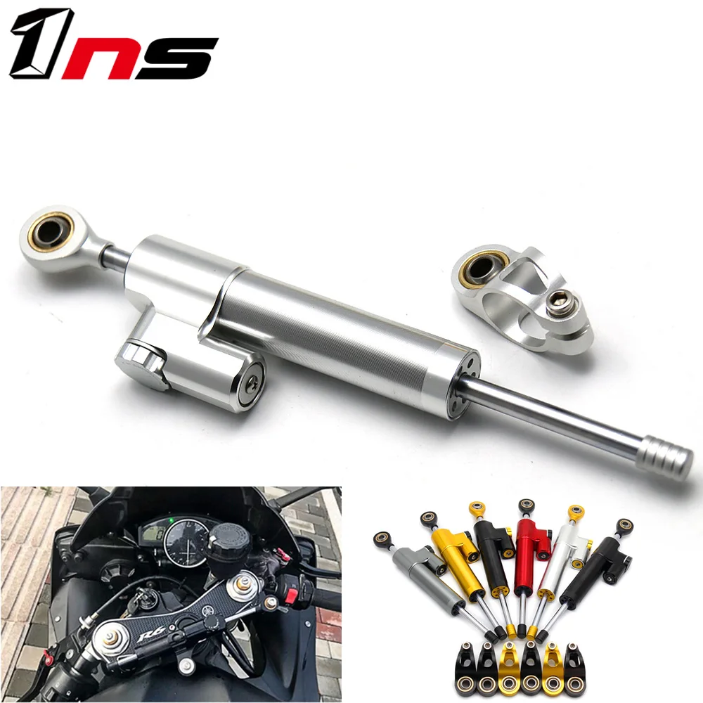 

For Yamaha YZF R1 YZF R 1 1998 - 2001 YZF R6 2006-2017 YZF R1 2009-2012 Universal Motorcycle Steering Dampers Stabilizer