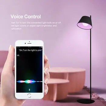 

New LED lamp Work WIFI Smart Bulb For Apple Homekit Tuya Smart Life App Siri Echo Vioce Control RGB LED light Bulb For Google