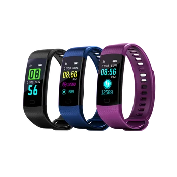 

Y5 Color Screen Smart Band Heart Rate Monitor Man Women Blood Pressure Smart Bracelet Fitness Tracker Waterproof Sport Smart Wat