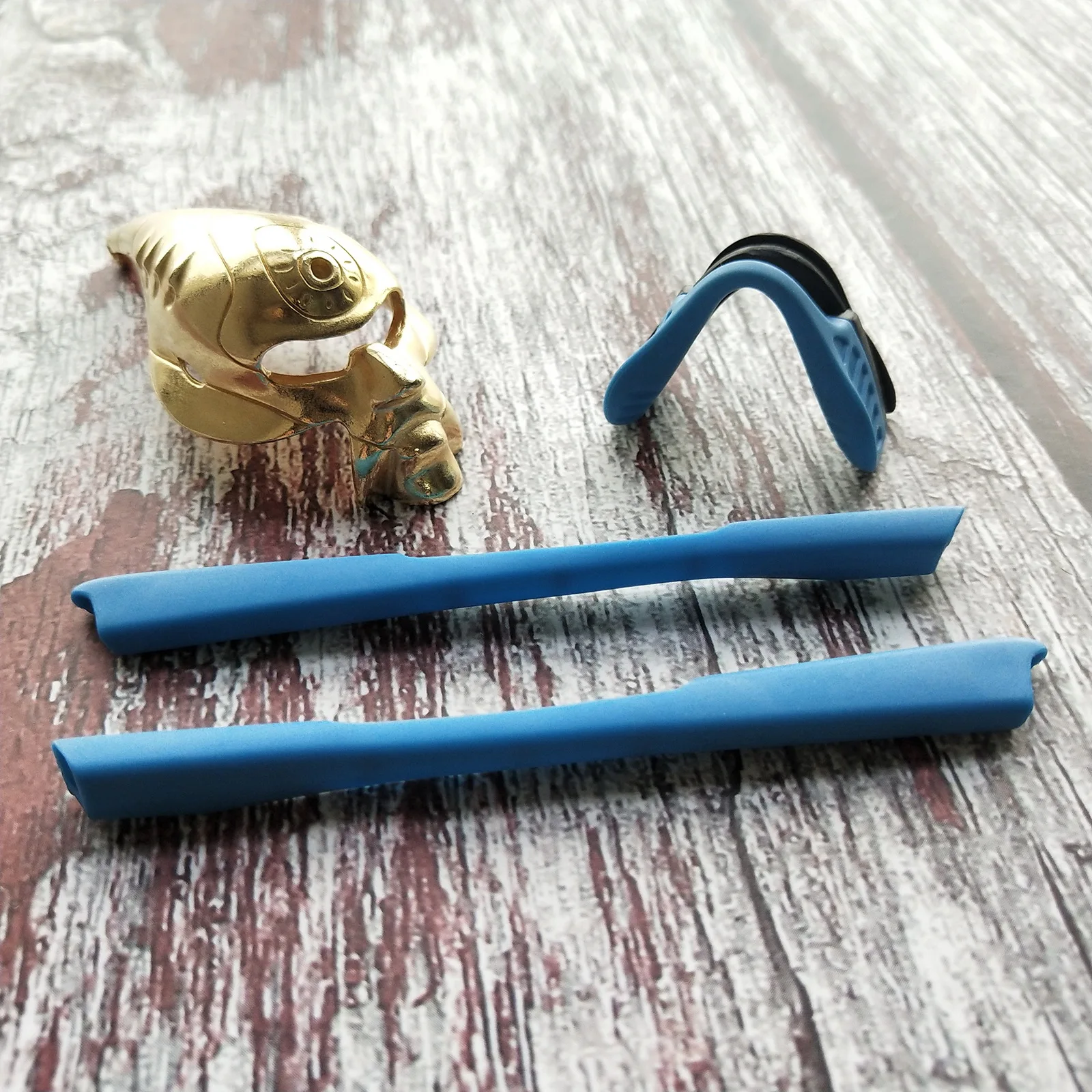 Sky Blue Kit Glintbay силиконовые резиновые носоупоры и ушные вкладыши для-оправа Окли м2-несколько вариантов - Цвет: Sky Blue Kit